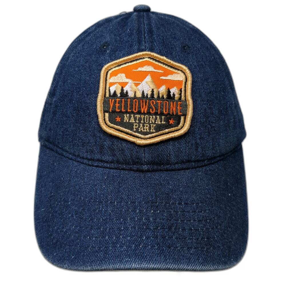 National Park Foundation Yellowstone Blue Baseball Cap One Size Slideback Hat